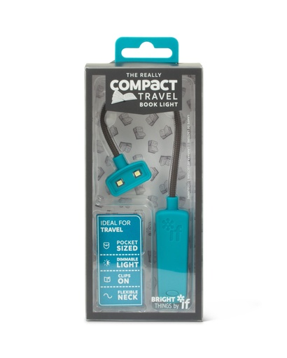 [CBL005] COMPACT TRAVEL BOOK LIGHT TURQUOISE 