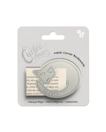 [CUC001] CURLED UP CORNERS BOOKMARKS COSY CAT 