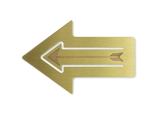 [KYP001] KNOW YOUR PLACE PAGE MARKER BRASS IF47201