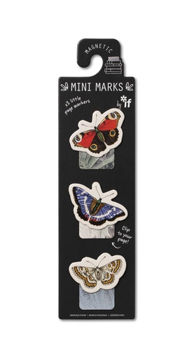 [IF15908] MAGNETIC MINI MARKS BUTTERFLIES 