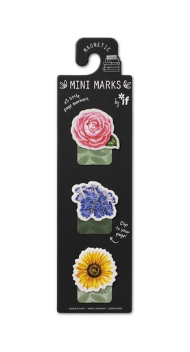 [IF15909] MAGNETIC MINI MARKS FLOWERS 