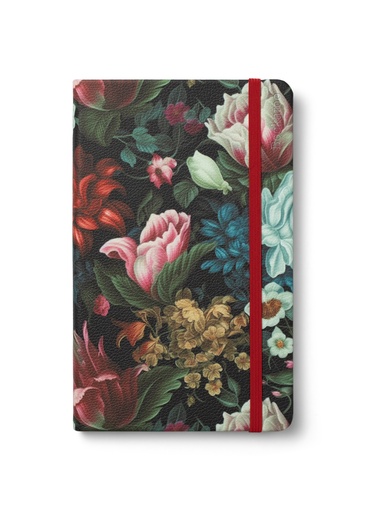 [NBJ029] NOTEBOOK JOURNAL A5 -DARK FLORAL 