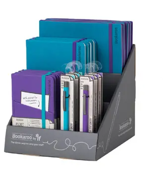[N&P_TUR] NOTEBOOK & PEN TURQUOISE & PURPLE IMPLANT 