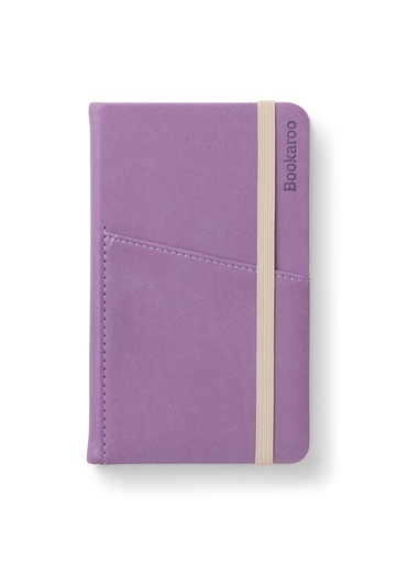 [NBJP005] NOTEBOOK POCKET A6 JOURNAL AUBERGINE IF43031- AUBERGINE-BOOKAROO A6 NOTEBOOK