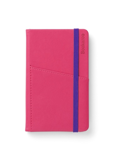 [NBJP012] NOTEBOOK POCKET A6 JOURNAL PINK IF43001 HOT PINK - BOOKAROO A6 NOTEBOOK