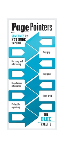 [IF32002] PAGE POINTERS BLUE 