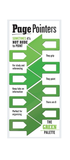 [IF32006] PAGE POINTERS GREEN 