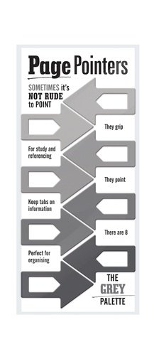 [IF32001] PAGE POINTERS GREY 