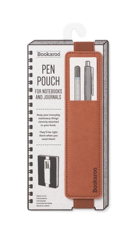 [CPV043-2] PEN POUCH FOR BOOKS BROWN 