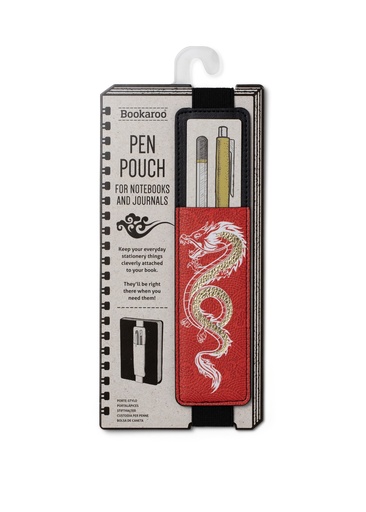 [CPV043-25] PEN POUCH FOR BOOKS WARRIOR DRAGON 