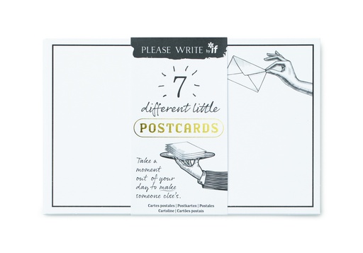 [IF34204] PLEASE WRITE - 7 LITTLE POSTCARDS 