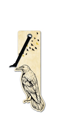 [IF16102] QUIRKY BOOKMARKS - CROW 