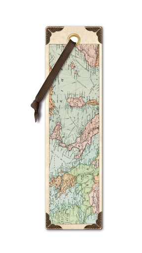 [VCB009] VINTAGE BOOKMARKS MAP 