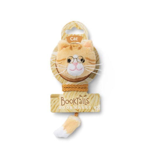 [IF96815] BOOK-TAILS BOOKMARK - GINGER CAT