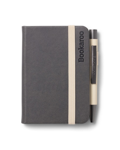 [IF38204] Bookaroo - A7 Baby Notebook & Pen - Charcoal