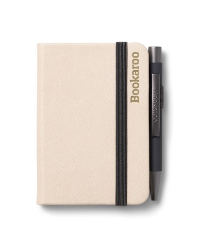 [IF38205] Bookaroo - A7 Baby Notebook & Pen - Cream