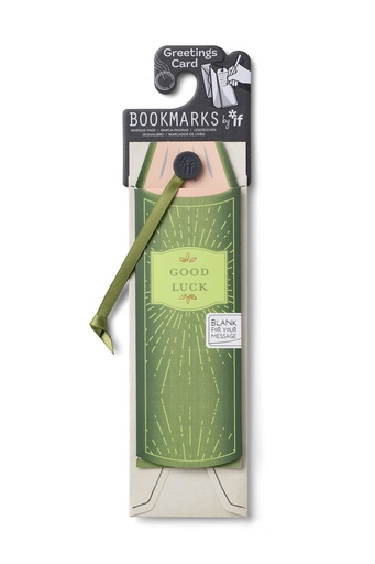 [IF16302] GREETINGS CARDS BOOKMARKS - GOOD LUCK