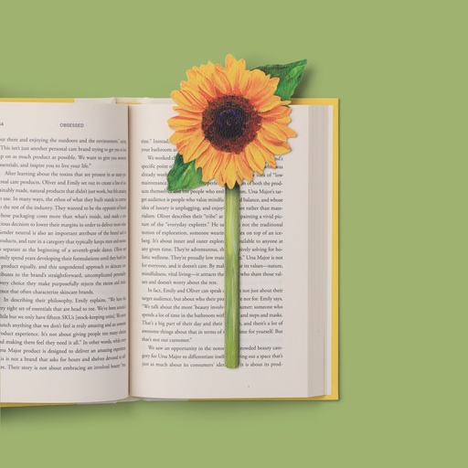 [IF16505] Flower Bookmarks - Painted Sunflower